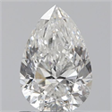 0.90 Carats, Pear G Color, I1 Clarity and Certified by GIA
