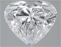 3.01 Carats, Heart D Color, SI2 Clarity and Certified by GIA
