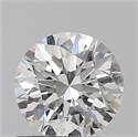 0.61 Carats, Round with Excellent Cut, H Color, VS1 Clarity and Certified by GIA