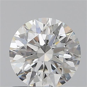 Foto 0.72 quilates, Redondo Ideal, Color G, claridad IF y certificado por GIA de
