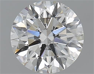 Picture of 1.01 Carats, Round with Excellent Cut, H Color, SI2 Clarity and Certified by GIA