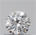 0.40 quilates, Redondo Ideal, Color E, claridad IF y certificado por GIA