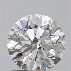 Picture of 0.90 Carats, Round with Excellent Cut, E Color, SI2 Clarity and Certified by GIA