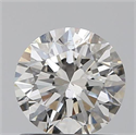 0.80 Carats, Round with Excellent Cut, J Color, SI2 Clarity and Certified by GIA