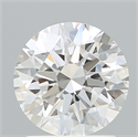 Lab Created Diamond 1.73 Carats, Round with Ideal Cut, E Color, VVS2 Clarity and Certified by IGI