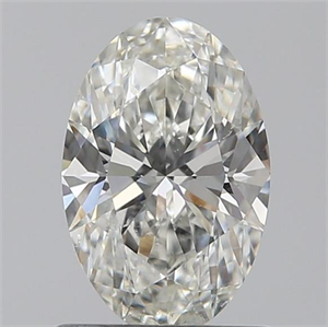 Picture of 0.80 Carats, Oval J Color, SI2 Clarity and Certified by GIA