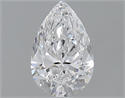 1.01 Carats, Pear D Color, SI1 Clarity and Certified by GIA