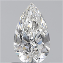 0.70 Carats, Pear F Color, VVS1 Clarity and Certified by GIA