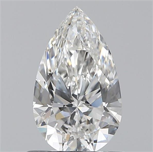 Foto 0.70 quilates, De pera , Color F, claridad VVS1 y certificado por GIA de