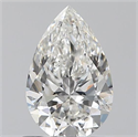 0.70 Carats, Pear H Color, VVS2 Clarity and Certified by GIA