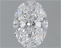 1.01 quilates, Ovalado , Color D, claridad VS1 y certificado por GIA
