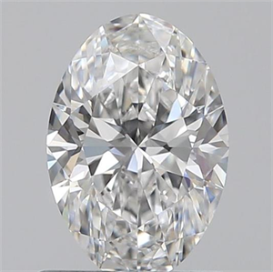 Picture of 0.71 Carats, Oval E Color, VVS2 Clarity and Certified by GIA