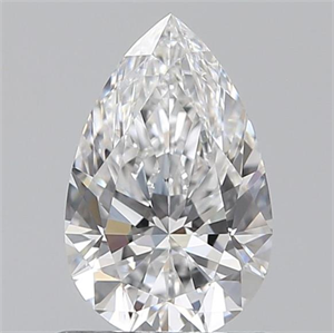 Picture of 0.74 Carats, Pear D Color, VVS2 Clarity and Certified by GIA