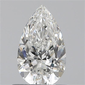 Picture of 0.60 Carats, Pear H Color, VVS2 Clarity and Certified by GIA