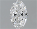 1.00 Carats, Oval E Color, SI1 Clarity and Certified by GIA