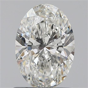 Picture of 0.82 Carats, Oval H Color, IF Clarity and Certified by GIA
