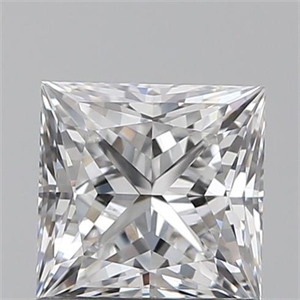Picture of 0.90 Carats, Princess D Color, VS1 Clarity and Certified by GIA