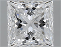 1.51 Carats, Princess E Color, VS1 Clarity and Certified by GIA