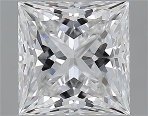 Picture of 1.51 Carats, Princess E Color, VS1 Clarity and Certified by GIA