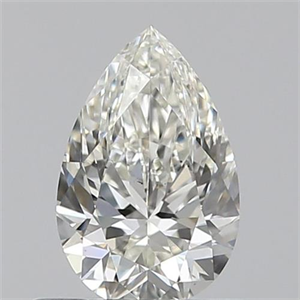 Picture of 0.50 Carats, Pear J Color, VS2 Clarity and Certified by GIA