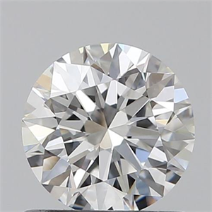 Picture of 0.72 Carats, Round with Excellent Cut, F Color, VVS1 Clarity and Certified by GIA