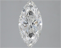 2.03 Carats, Marquise H Color, SI2 Clarity and Certified by GIA