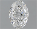1.00 Carats, Oval G Color, SI2 Clarity and Certified by GIA