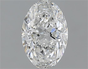 Picture of 1.00 Carats, Oval G Color, SI2 Clarity and Certified by GIA