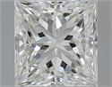 1.51 Carats, Princess I Color, VVS2 Clarity and Certified by GIA