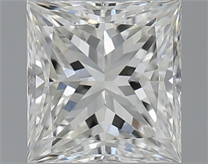 Picture of 1.51 Carats, Princess I Color, VVS2 Clarity and Certified by GIA