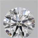 0.90 Carats, Round with Excellent Cut, F Color, VVS2 Clarity and Certified by GIA
