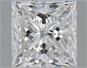 1.70 Carats, Princess H Color, VS1 Clarity and Certified by GIA