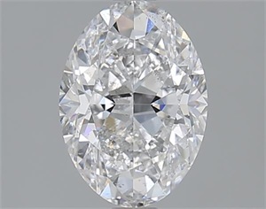Picture of 1.50 Carats, Oval D Color, SI2 Clarity and Certified by GIA