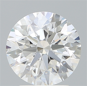 Picture of Lab Created Diamond 2.78 Carats, Round with Excellent Cut, E Color, VVS2 Clarity and Certified by IGI