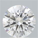 Del inventario de diamantes de laboratorio, 3.10 quilates, Redondo , Color E, claridad VVS2 y certificado IGI