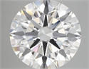 Del inventario de diamantes de laboratorio, 8.10 quilates, Redondo , Color F, claridad vvs2 y certificado IGI