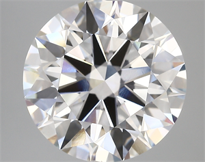 Picture of Lab Created Diamond 7.35 Carats, Round with ideal Cut, D Color, vs1 Clarity and Certified by IGI