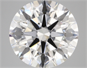 Lab Created Diamond 7.33 Carats, Round with ideal Cut, E Color, vs1 Clarity and Certified by IGI