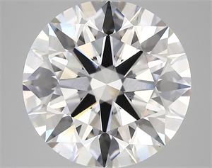 Picture of Lab Created Diamond 7.33 Carats, Round with ideal Cut, E Color, vs1 Clarity and Certified by IGI