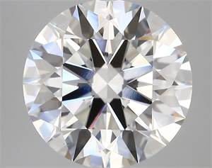 Picture of Lab Created Diamond 7.29 Carats, Round with ideal Cut, E Color, vvs2 Clarity and Certified by IGI