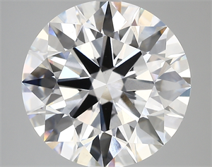 Picture of Lab Created Diamond 7.26 Carats, Round with ideal Cut, E Color, vs1 Clarity and Certified by IGI