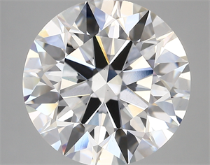Picture of Lab Created Diamond 7.25 Carats, Round with ideal Cut, E Color, vs1 Clarity and Certified by IGI