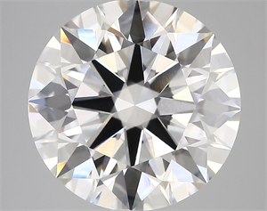 Picture of Lab Created Diamond 7.24 Carats, Round with ideal Cut, F Color, vvs2 Clarity and Certified by IGI