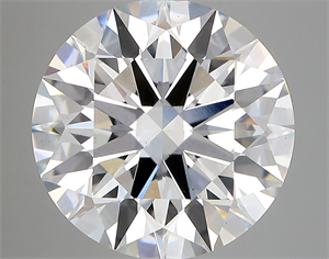 Picture of Lab Created Diamond 7.22 Carats, Round with ideal Cut, D Color, vs1 Clarity and Certified by IGI