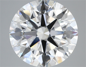 Picture of Lab Created Diamond 7.14 Carats, Round with ideal Cut, E Color, vs1 Clarity and Certified by IGI