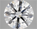 Del inventario de diamantes de laboratorio, 7.01 quilates, Redondo , Color D, claridad vs1 y certificado IGI