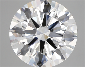 Picture of Lab Created Diamond 7.01 Carats, Round with ideal Cut, D Color, vs1 Clarity and Certified by IGI