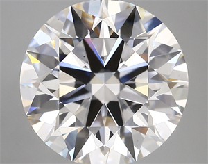 Picture of Lab Created Diamond 6.62 Carats, Round with ideal Cut, E Color, vs1 Clarity and Certified by IGI