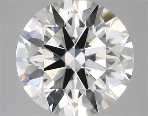 Picture of Lab Created Diamond 6.47 Carats, Round with ideal Cut, E Color, vs1 Clarity and Certified by IGI
