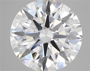Picture of Lab Created Diamond 6.32 Carats, Round with ideal Cut, D Color, vs1 Clarity and Certified by IGI